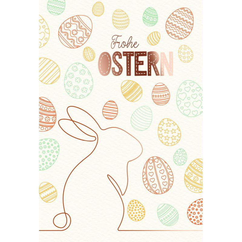 Osterbillett Ostern geprägt 115x170mm kaufen